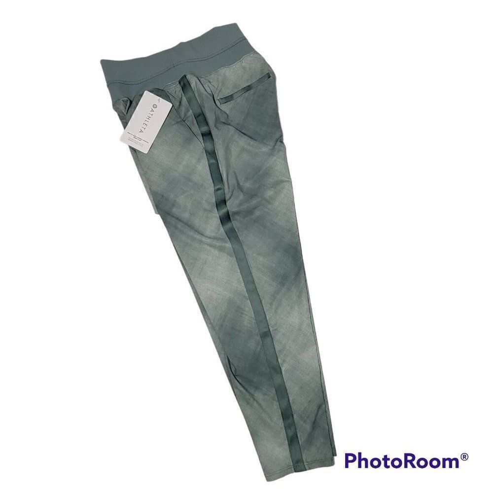 Athleta Crop Pants Womens Sz 2 Nolita Slim Tapered Athleisure Minimalistic Grey - Picture 9 of 16